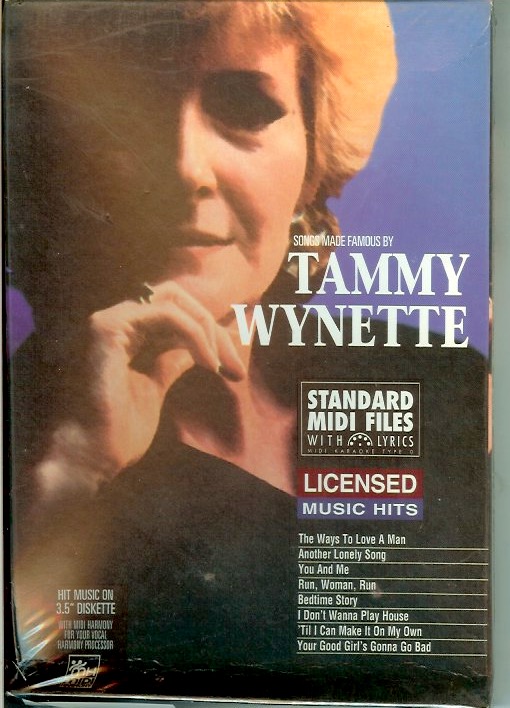 Tune 1000 Songs Made Famous by Tammy Wynette 3.5 Floppy Disk